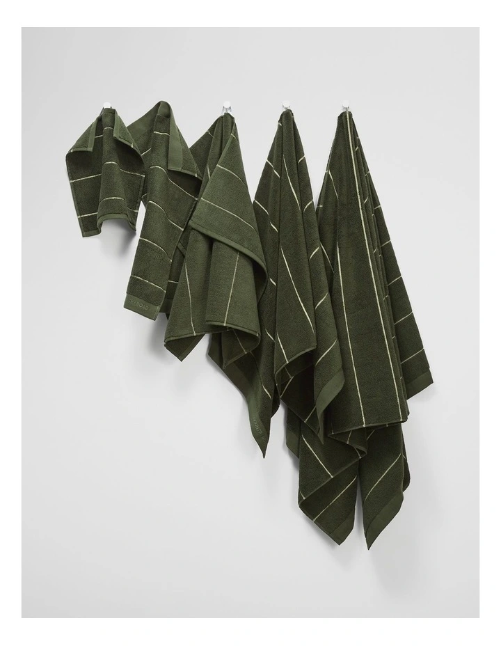 Blake Verified Australian Cotton Bath Mat in Dark Olive image 4