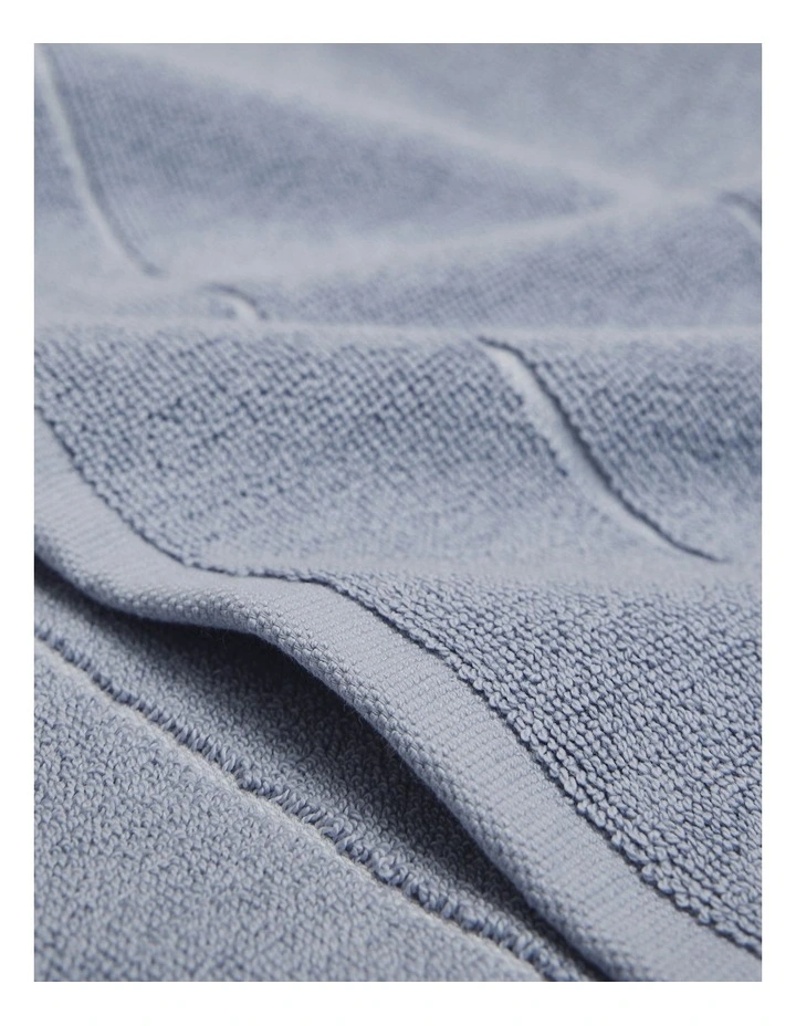 Blake Verified Australian Cotton Bath Mat in Ciel Blue image 2