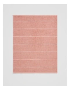 Blake Verified Australian Cotton Bath Mat in Pink Clay