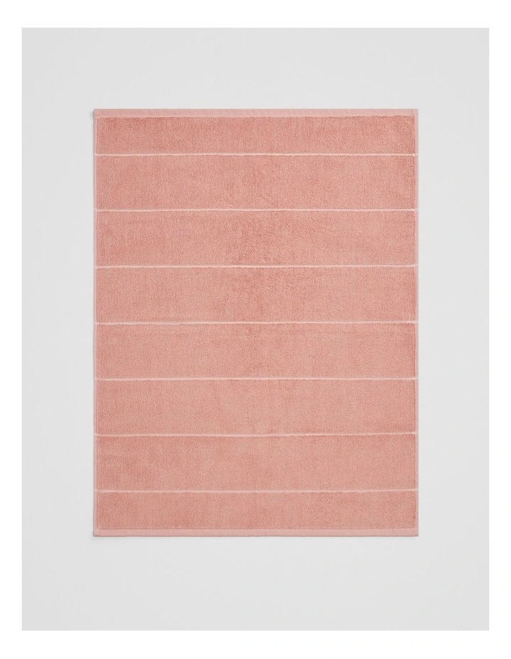 Blake Verified Australian Cotton Bath Mat in Pink Clay image 1