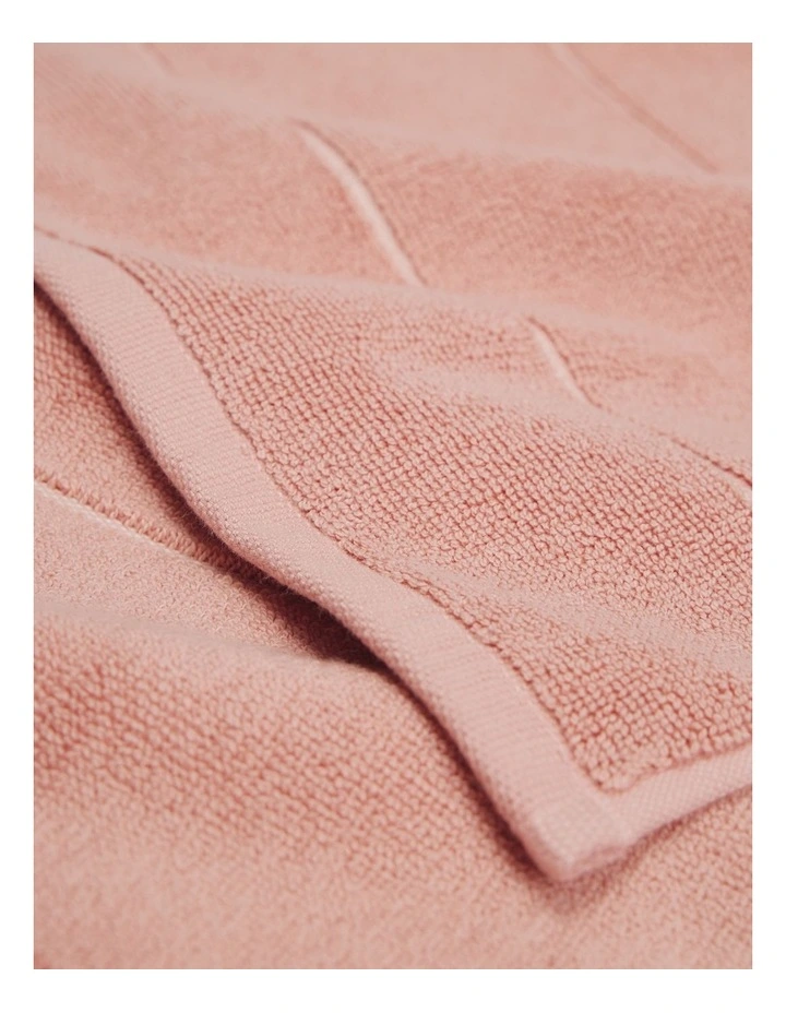 Blake Verified Australian Cotton Bath Mat in Pink Clay image 2