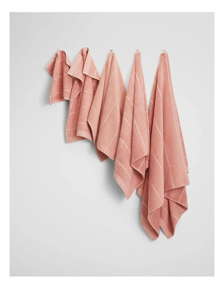 Blake Verified Australian Cotton Bath Mat in Pink Clay image 3