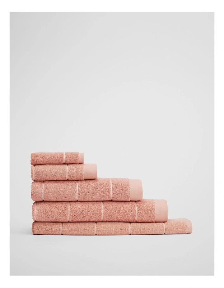Blake Verified Australian Cotton Bath Mat in Pink Clay image 4