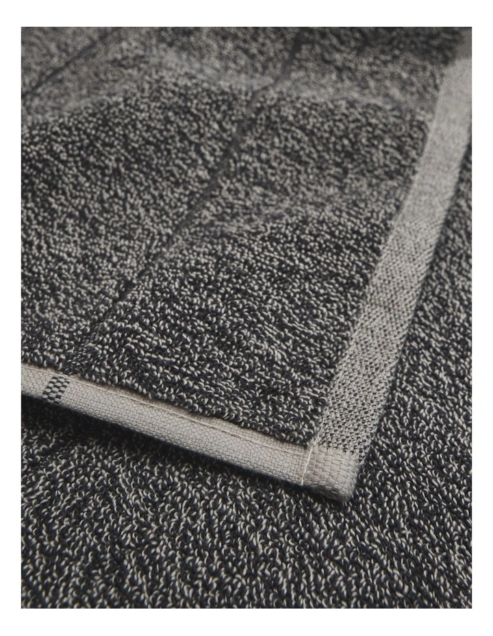 Blake Verified Australian Cotton Bath Mat in Charcoal Marle image 2