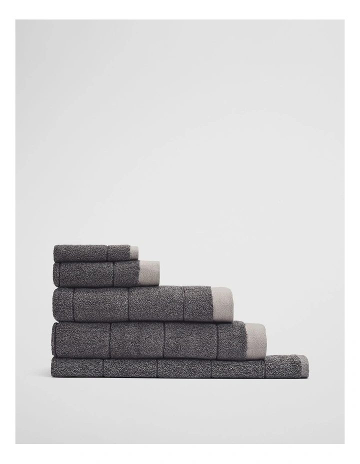 Blake Verified Australian Cotton Bath Mat in Charcoal Marle image 4