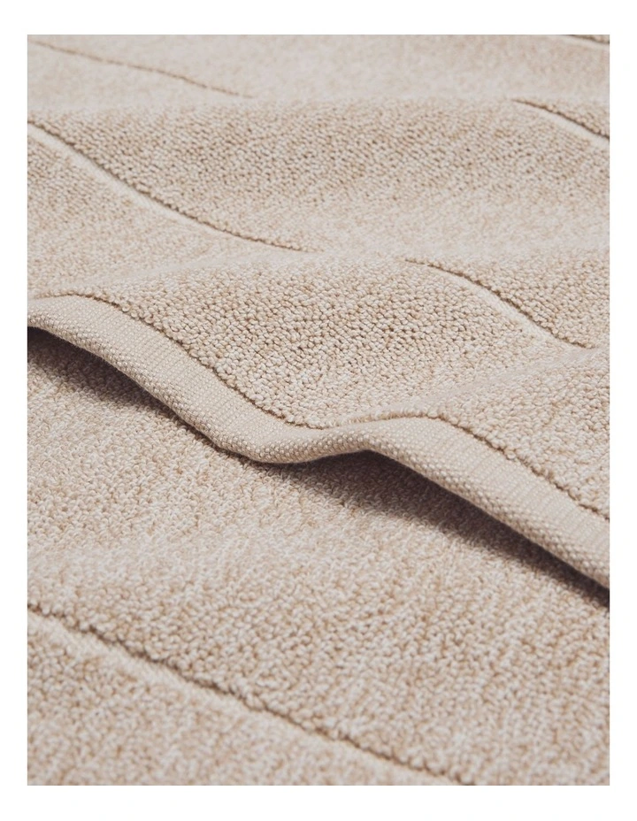 Blake Verified Australian Cotton Bath Mat in Natural Marle image 2