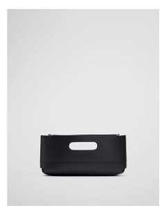Willow Small Low Basket in Black