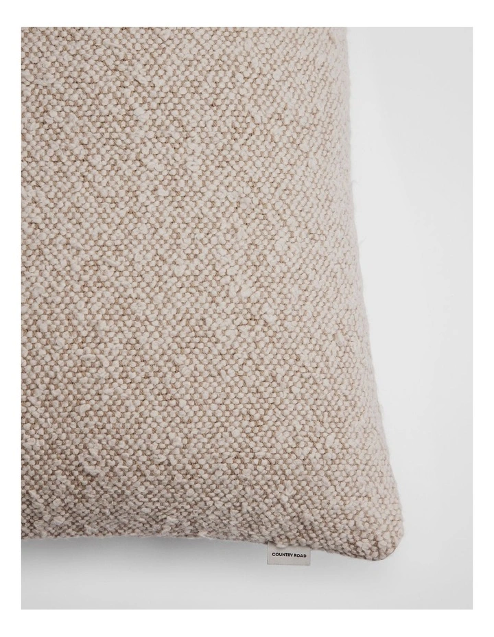 Marley Organically Grown Cotton 35x60 Cushion in Natural image 2