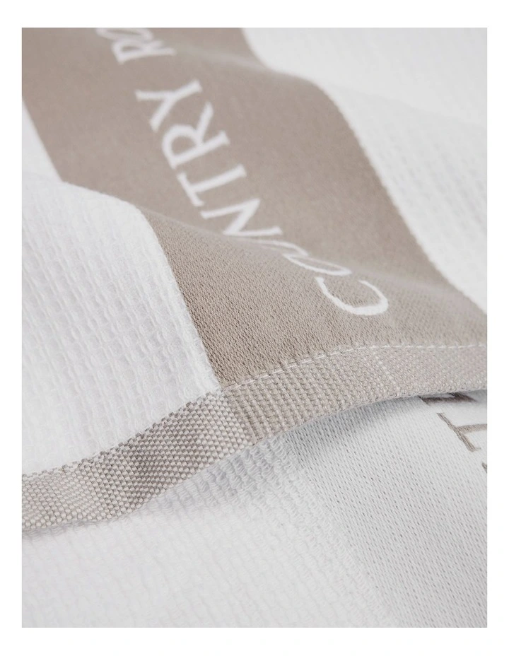 Cr Logo Australian Cotton Tea Towel in Mid Grey image 2