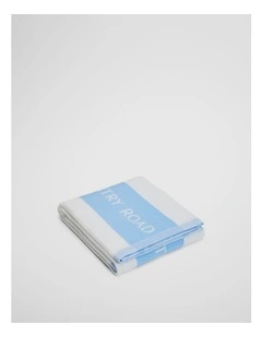Cr Logo Australian Cotton Tea Towel in Cloud