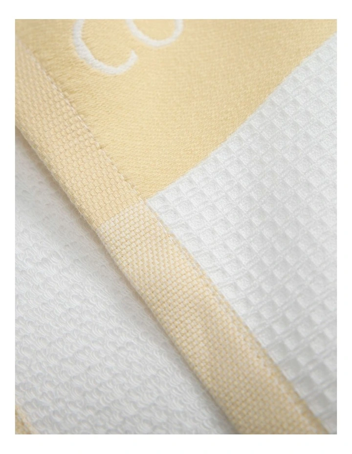 Cr Logo Australian Cotton Tea Towel in Yarrow image 2