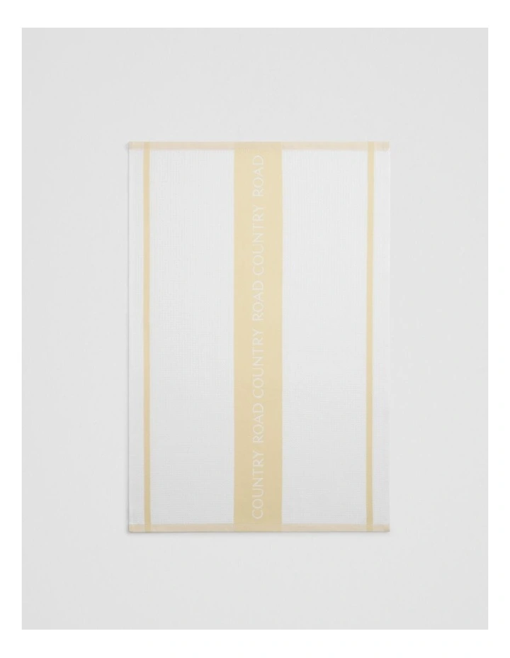 Cr Logo Australian Cotton Tea Towel in Yarrow image 3