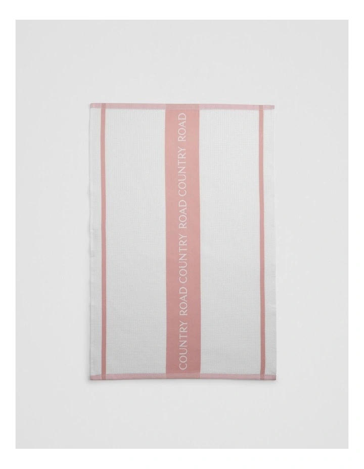 Cr Logo Australian Cotton Tea Towel in Bud image 3