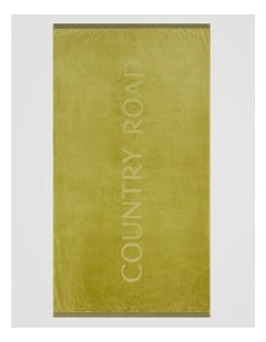 Tide Australian Cotton Beach Towel in Moss Green