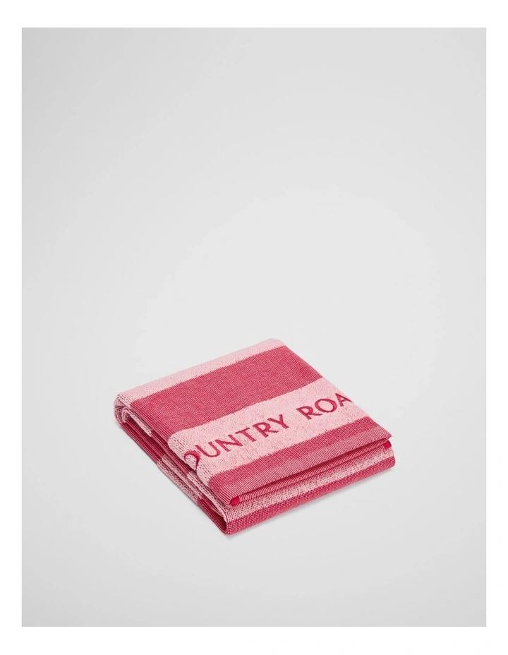 Franklin Australian Cotton Tea Towel in Crimson image 1