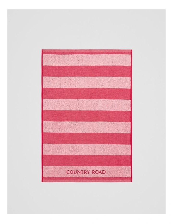 Franklin Australian Cotton Tea Towel in Crimson image 3