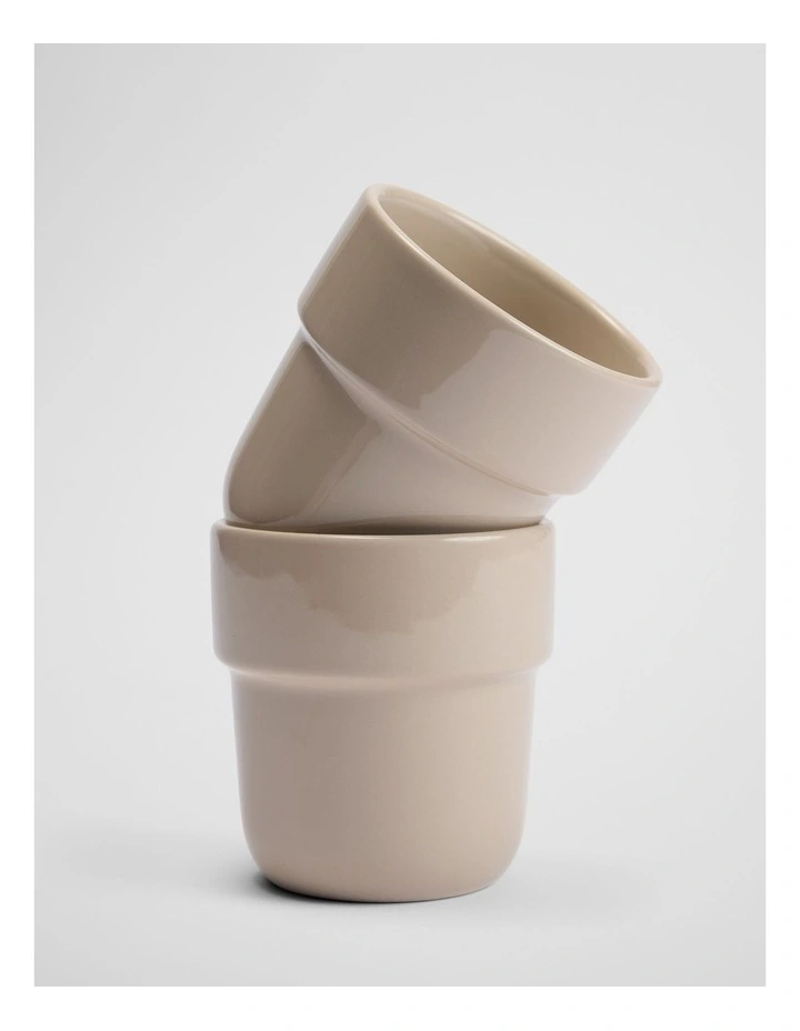 Danica Latte Cup Set Of 2 in Sand image 2