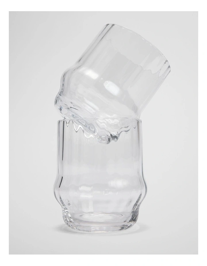 Anya Tumbler Set Of 2 in Clear image 2