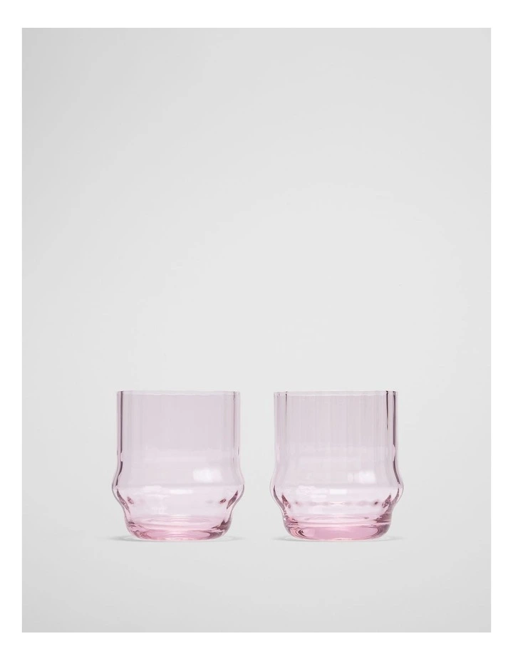 Anya Tumbler Set Of 2 in Sugar Pink image 1