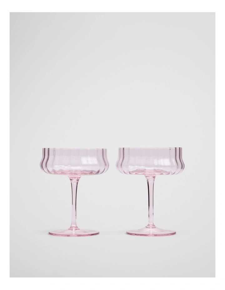 Anya Coupe Set Of 2 in Sugar Pink image 1