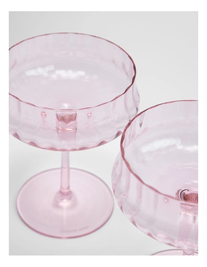 Anya Coupe Set Of 2 in Sugar Pink image 2