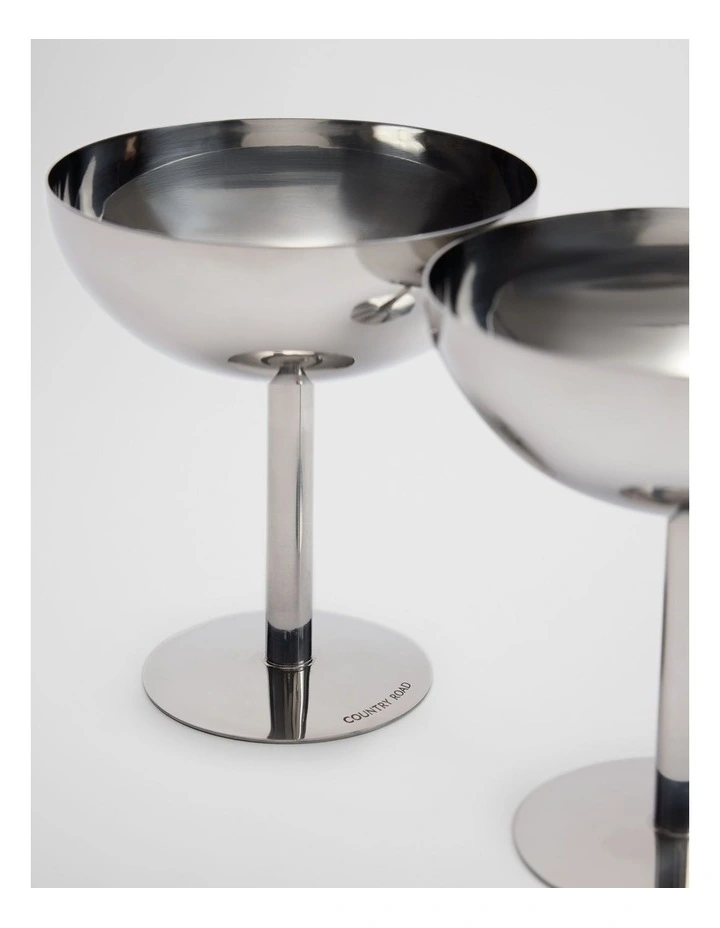 Polly Coupe Set 2 in Silver image 3