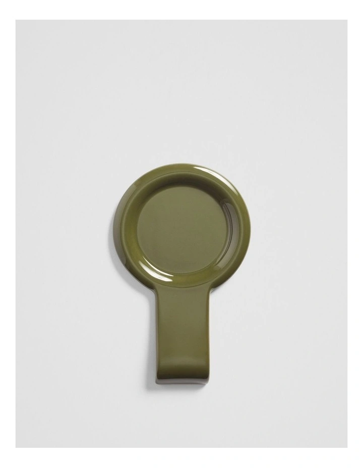 Elliot Spoon Rest in Dark Olive image 1