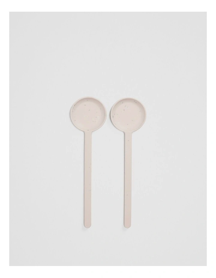 Lorne Salad Server Set Of 2 in Natural image 1