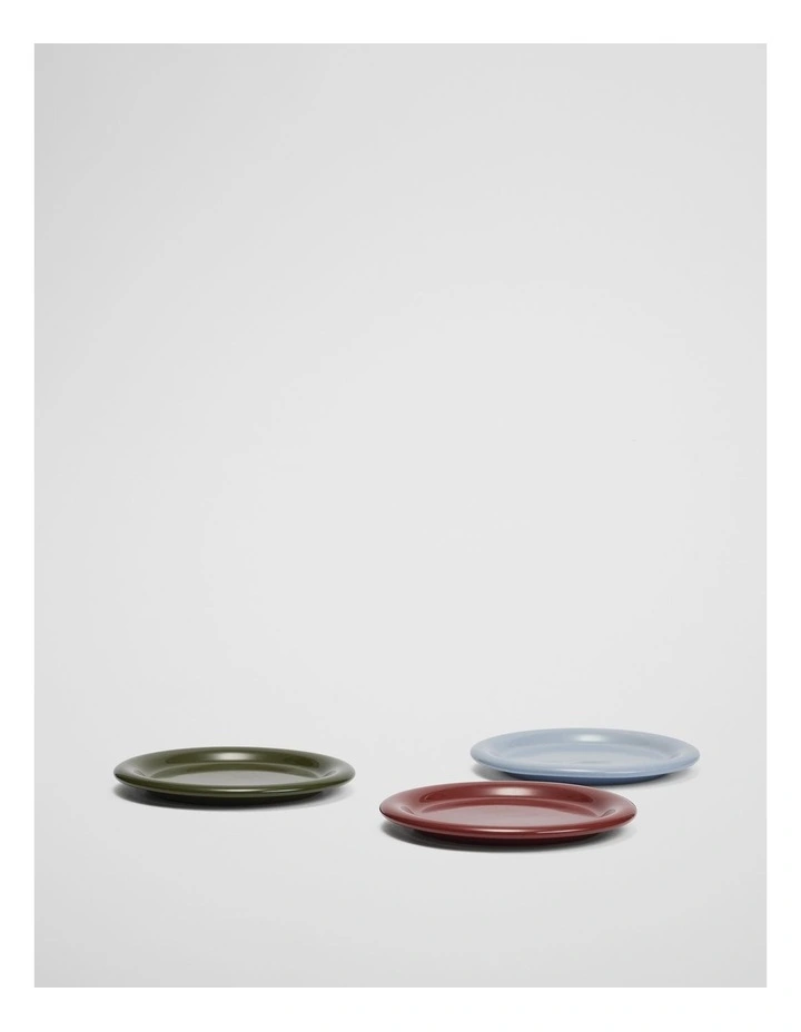 Elliot Plate Set Of 3 in Multi image 1