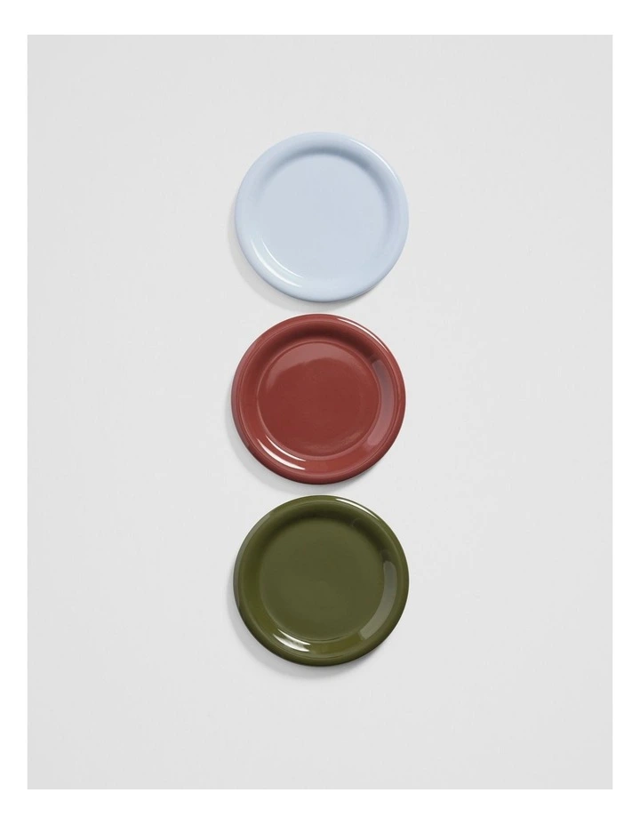 Elliot Plate Set Of 3 in Multi image 4