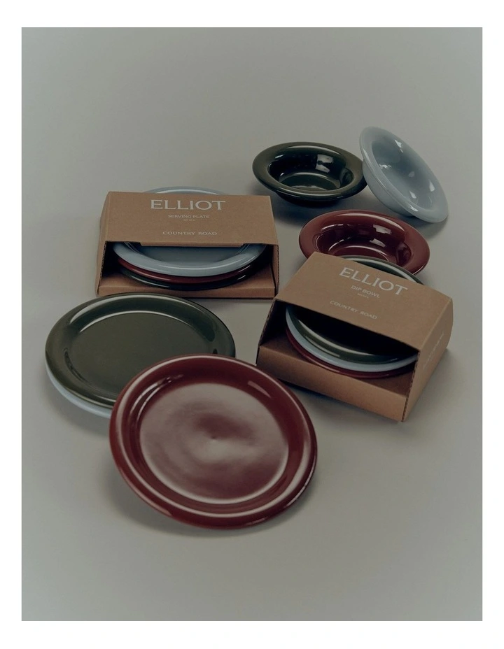 Elliot Plate Set Of 3 in Multi image 5