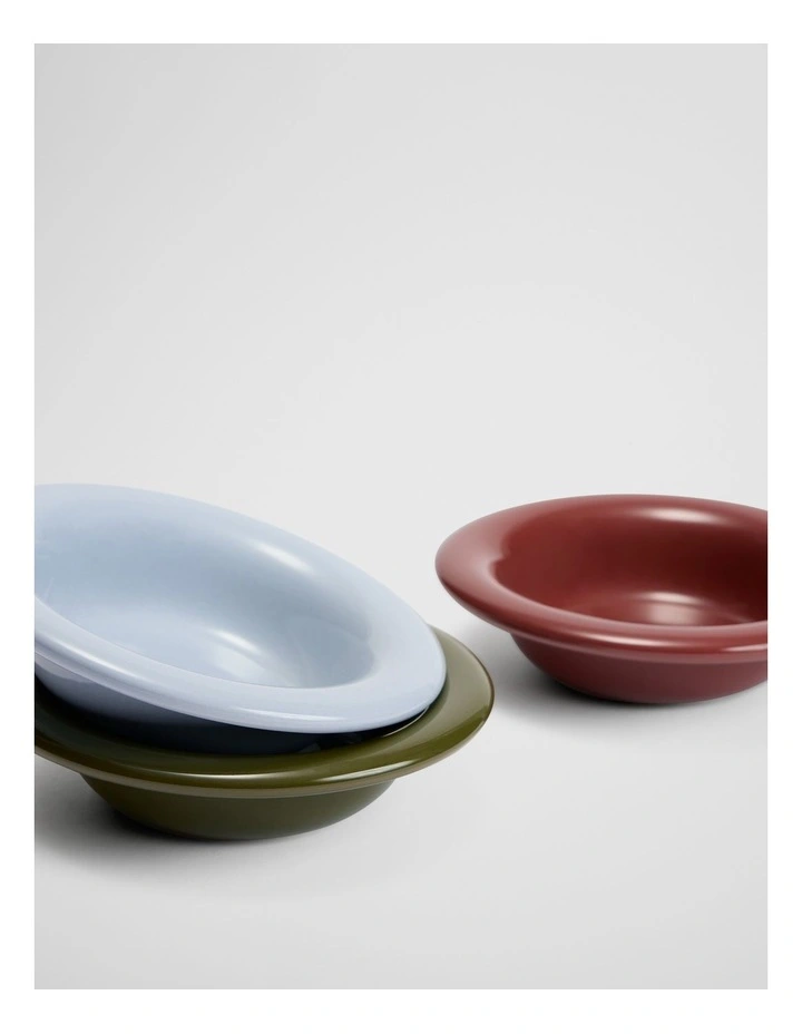 Elliot Dip Bowl Set Of 3 in Multi image 3