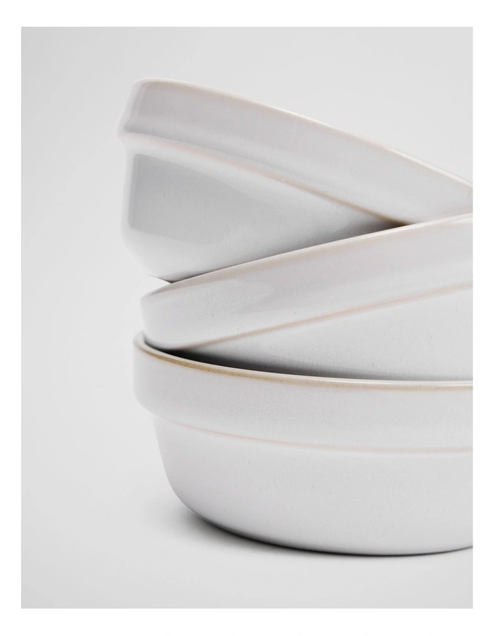 Leone Dip Bowl Set Of 3 in Natural image 2