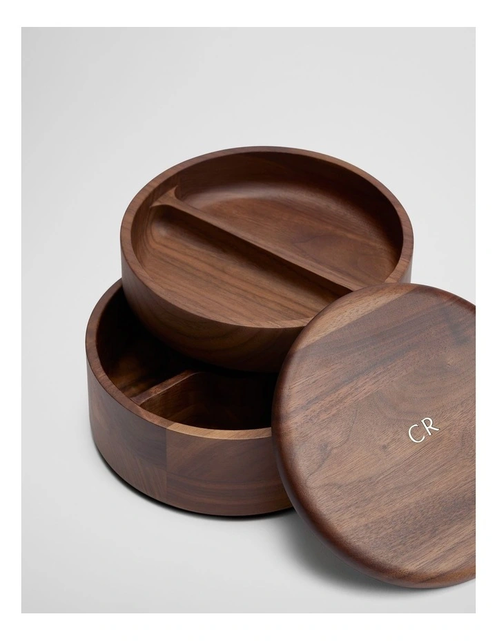 Sierra Large Jewellery Box in Walnut image 3