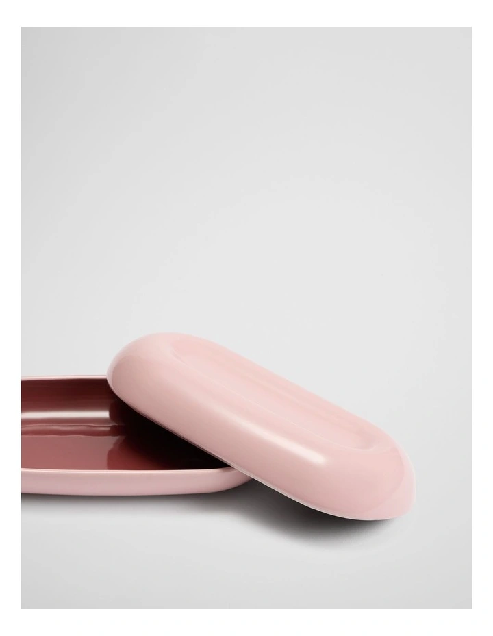 Alana Medium Trinket Dish in Dawn Pink image 2