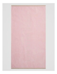 Tide Australian Cotton Beach Towel in Dawn Pink