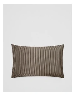 Silk Pillowcase in Charcoal Stripe
