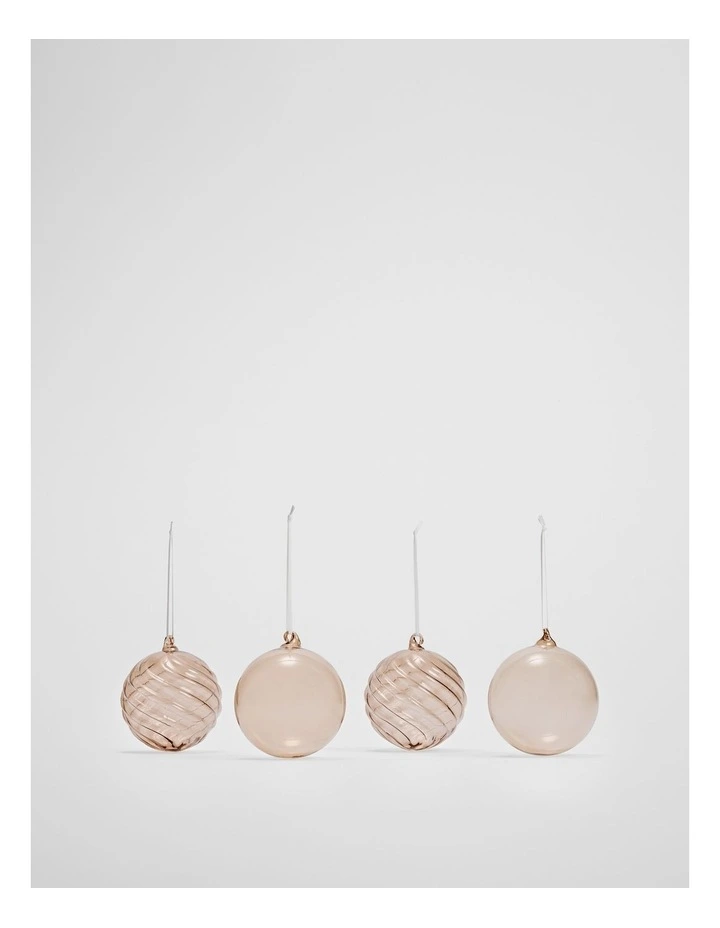 Large Bauble Set Of 4 in Natural image 1