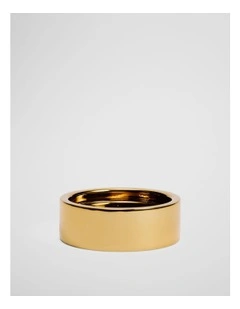 Brass Pillar Candle Holder in Brass