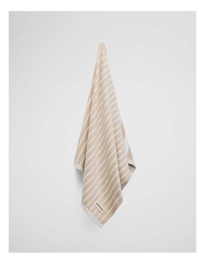 Keppel Australian Cotton Beach Towel in Sand image 4