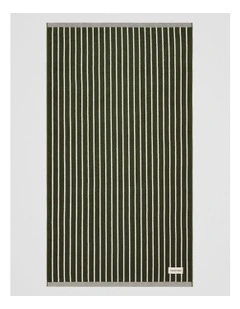Keppel Australian Cotton Beach Towel in Dark Olive