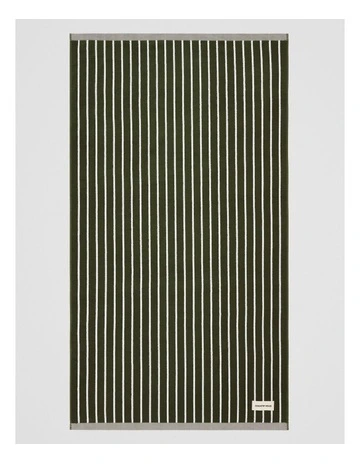 Keppel Australian Cotton Beach Towel in Dark Olive