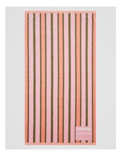 Jervis Australian Cotton Beach Towel in Peach