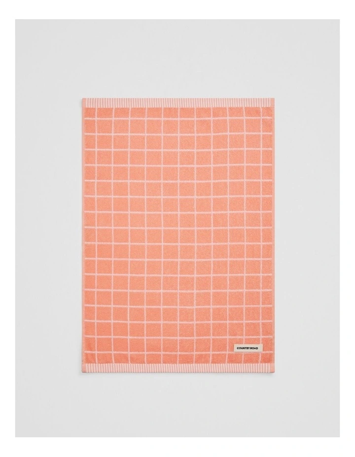 Bowen Australian Cotton Tea Towel in Peach image 3