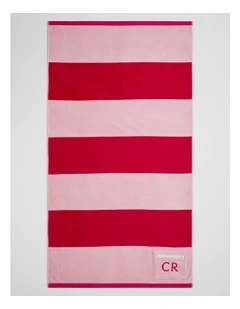 Harvey Australian Cotton Beach Towel in Dawn Pink