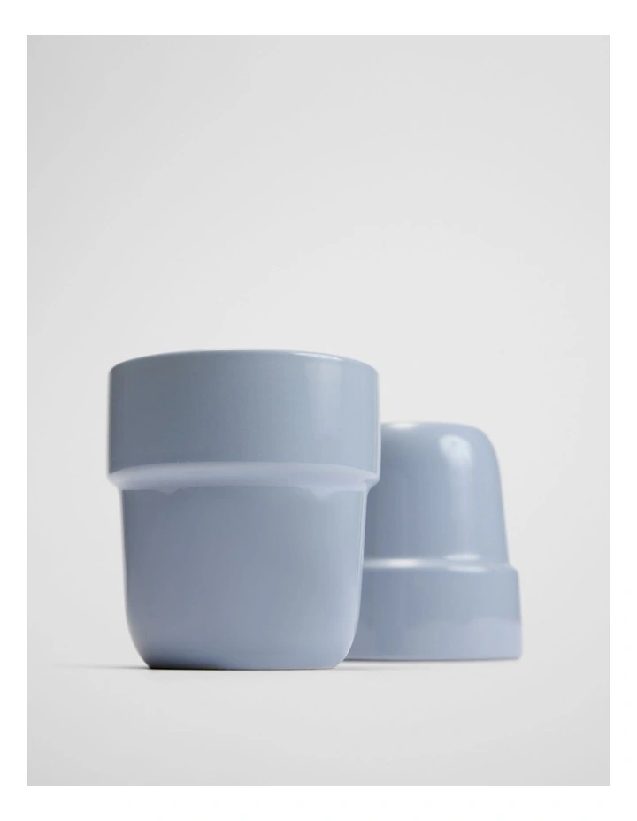 Danica Latte Cup Set Of 2 in Ciel Blue image 3