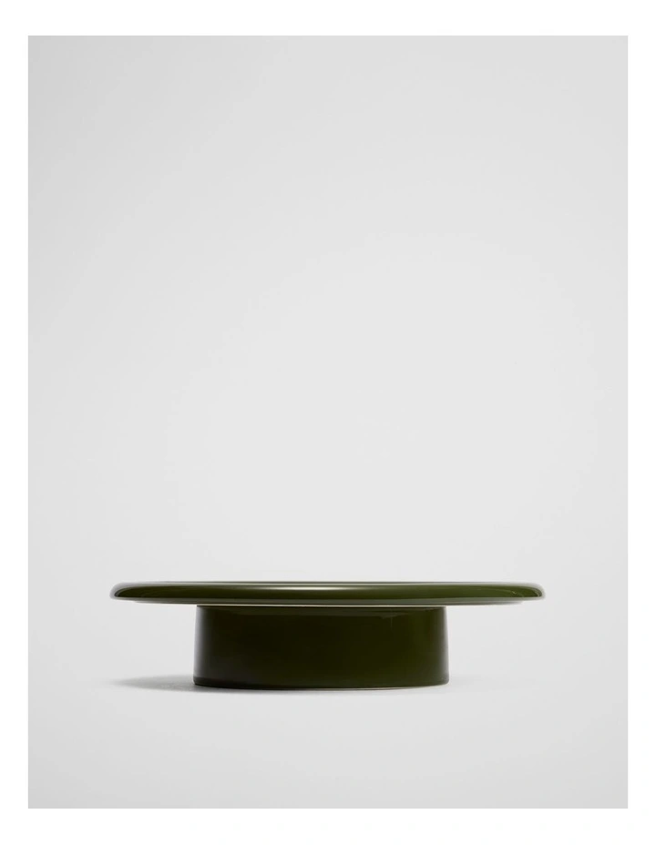 Elliot Cake Stand in Dark Olive image 2