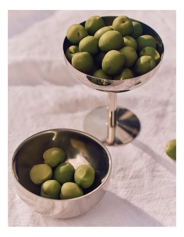 Polly Bowl Set Of 2 in Silver image 2