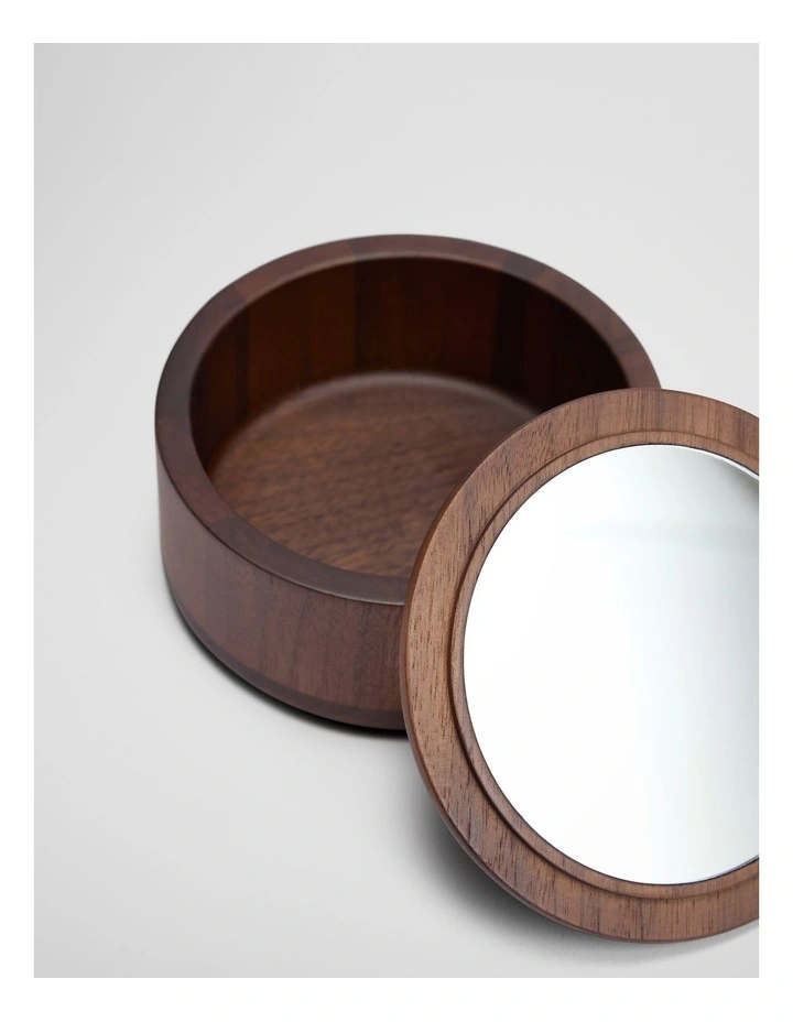 Sierra Small Jewellery Box in Walnut image 2