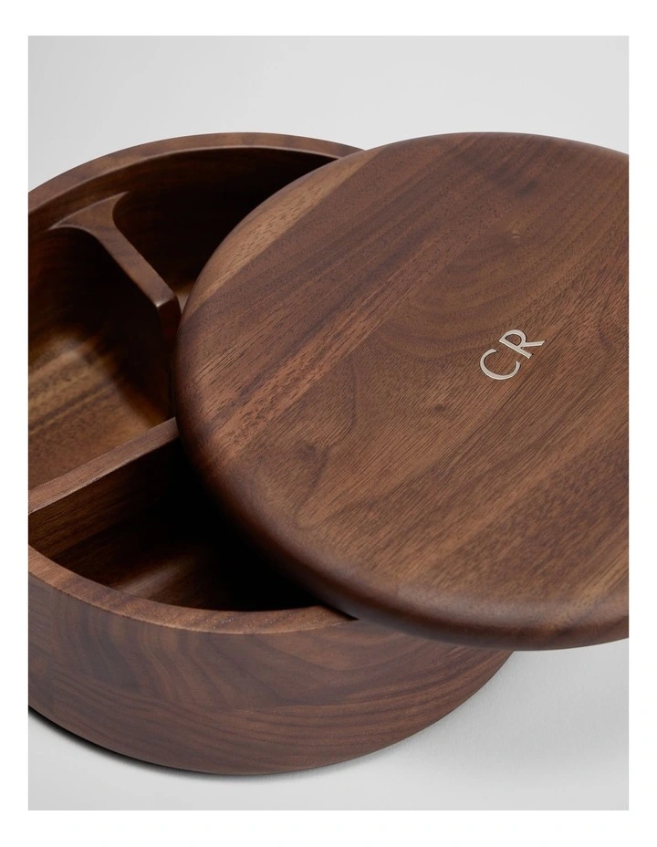 Sierra Medium Jewellery Box in Walnut image 3